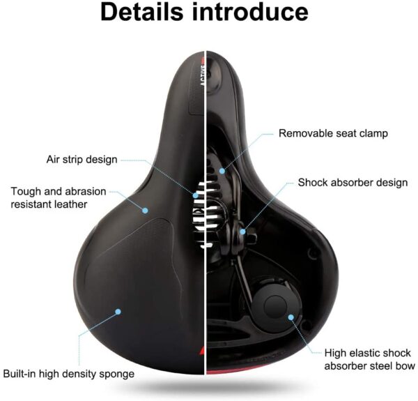 Selle VTT étanche mousse à mémoire – Image 2