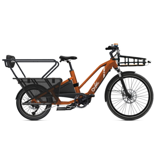 Vélo cargo électrique O2feel Equo Cargo Roland-Garros – Image 4