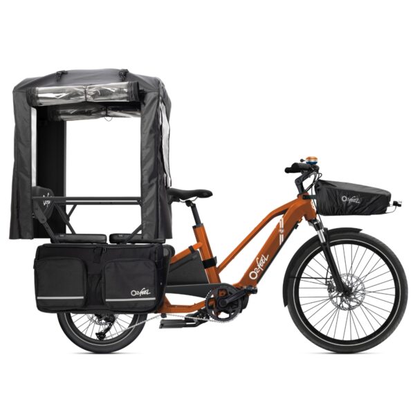Vélo cargo électrique O2feel Equo Cargo Roland-Garros – Image 5