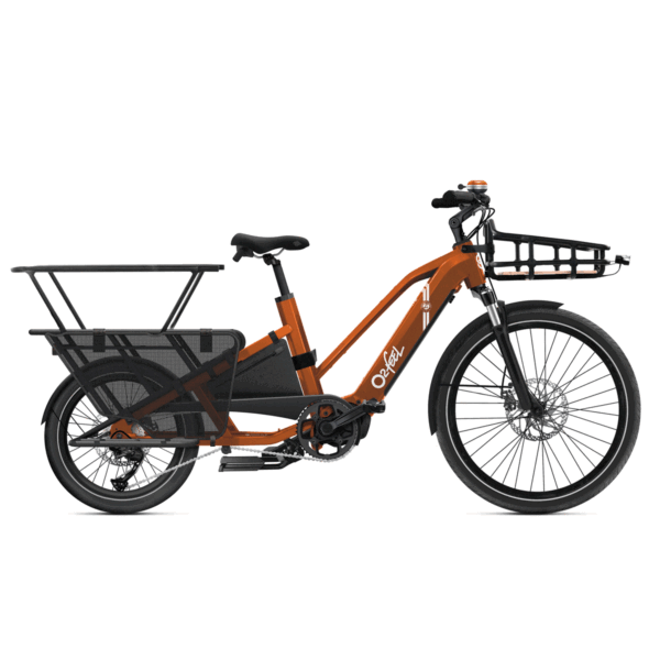 Vélo cargo électrique O2feel Equo Cargo Roland-Garros – Image 2